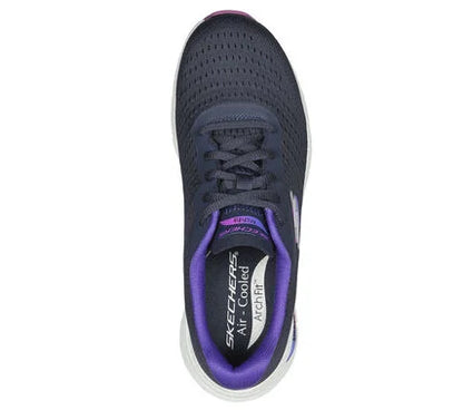 Skechers air infinity mujer azul sales