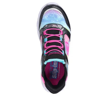 Zapatilla Niña Luces De Galaxia Negro Multicolor