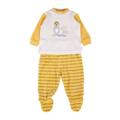 Conjunto Bebe Amarillo Zorro