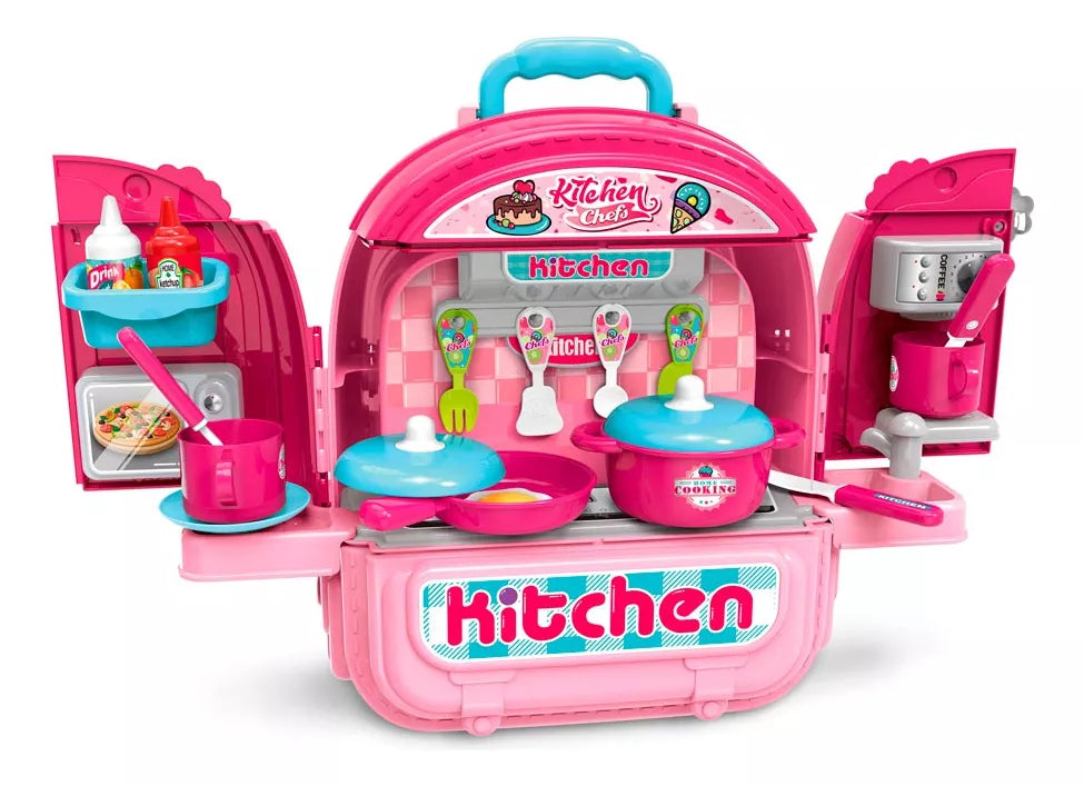Set De Cocina 3 En 1 En Mochila