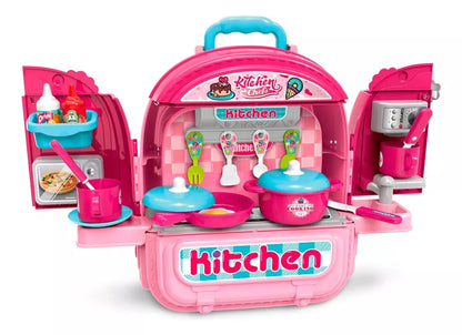 Set De Cocina 3 En 1 En Mochila