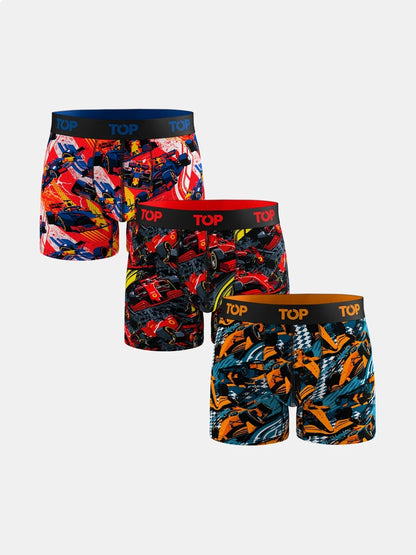Tripack Bóxer Hombre Algodón F1