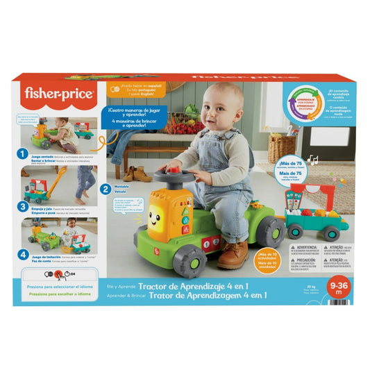 Tractor De Aprendizaje 4 En 1 Fisher Price