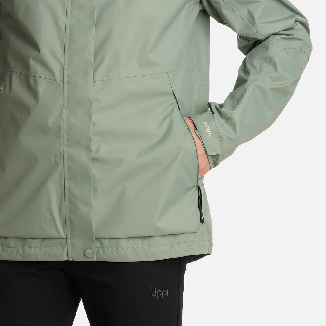 Chaqueta Hombre Blizzard B-Dry Hoody Jacket Jade Oscuro