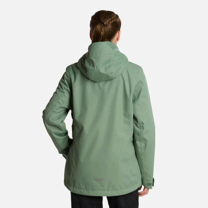 Chaqueta Mujer Tres Cruces Fusion-3 Hoody Jacket Jade Oscuro