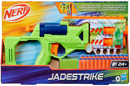 Juego Niño Lanzador Jadestrike 24 Dardos Verde NERF