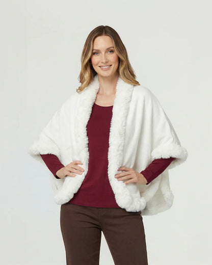 Poncho Mujer Paola Blanco