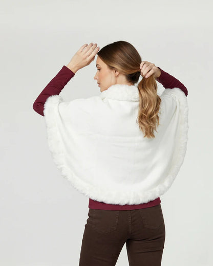 Poncho Mujer Paola Blanco