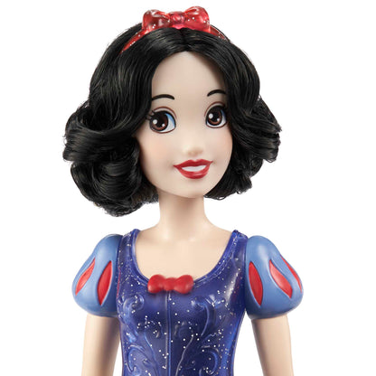 Muñeca Niña Princesa Blanca Nieves Azul Con Amarillo