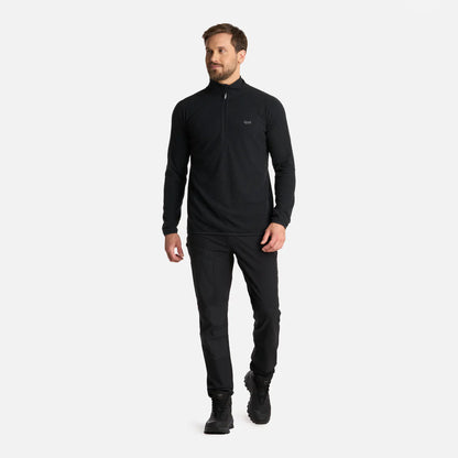 Polerón Hombre Jacaranda Nano-F 14 Zip Negro