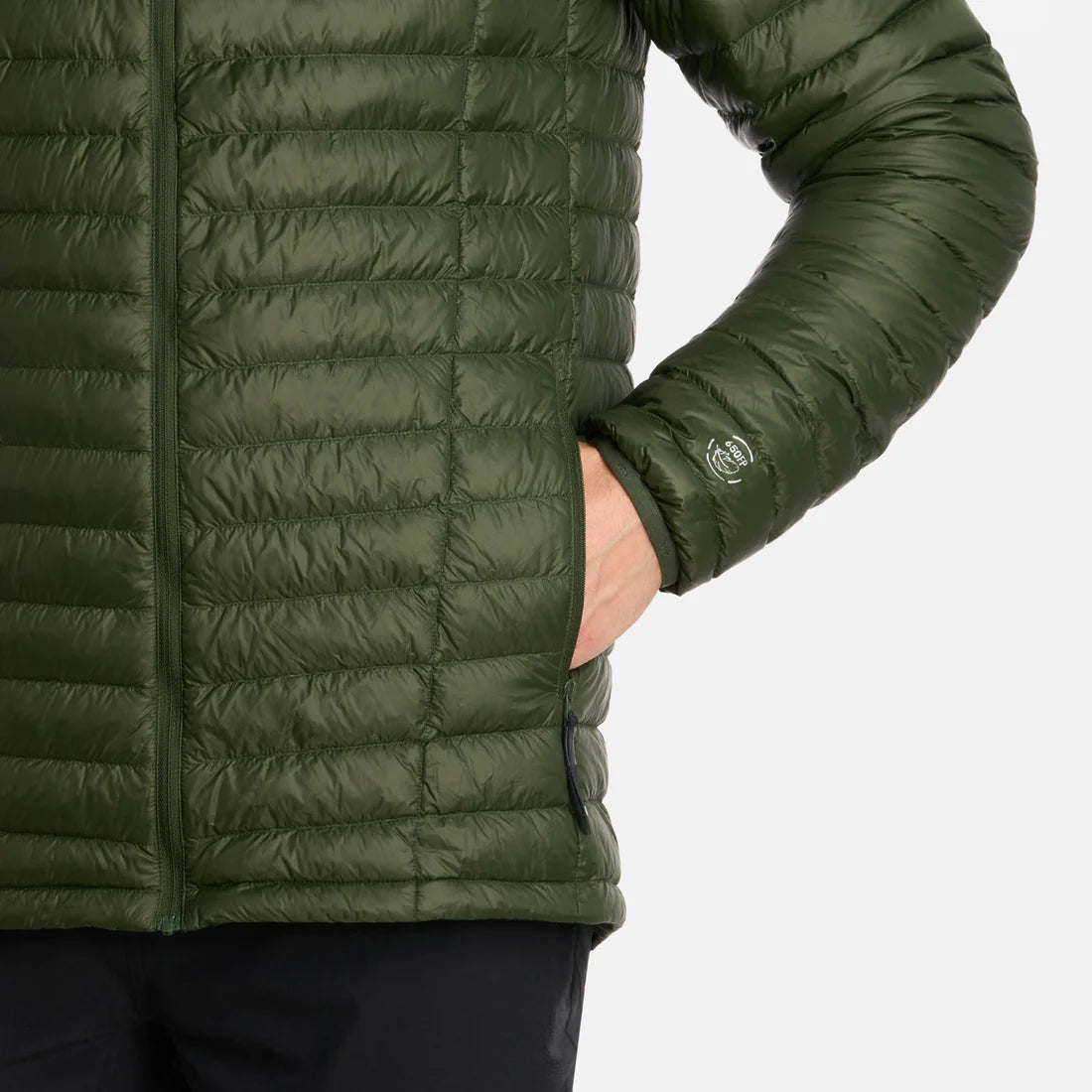 Chaqueta Hombre Peak Down Hoody Jacket Verde Militar
