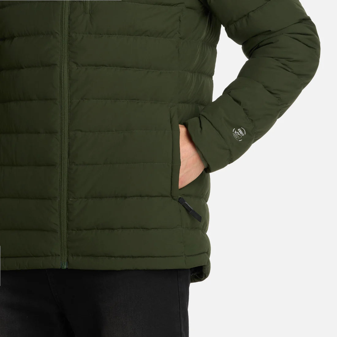 Chaqueta Hombre Aero Down Jacket Verde Militar