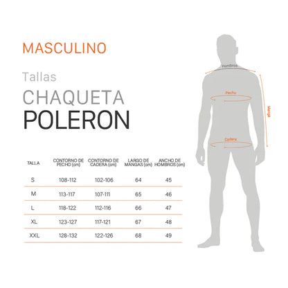 Poleron Hombre Unic Rojo Oscuro