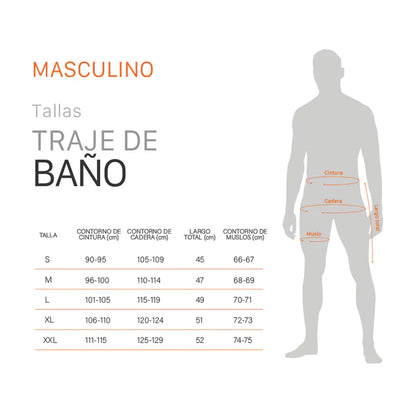 Traje De Baño Hombre Puelo