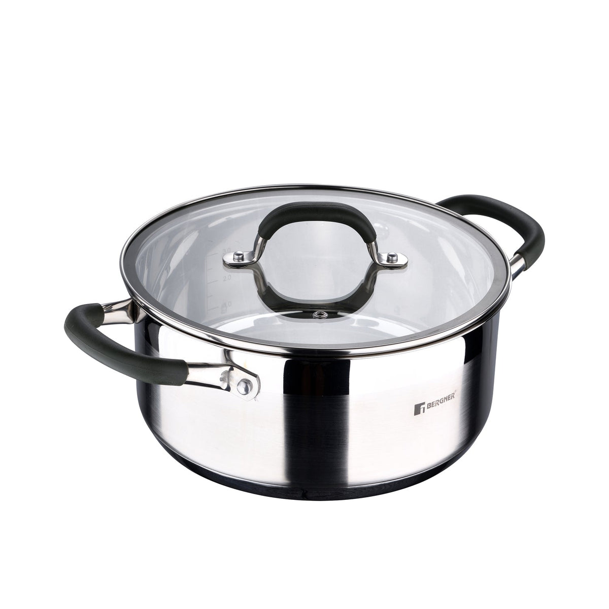 Olla Con Tapa Acero Inoxidable Midnigth 24 cm
