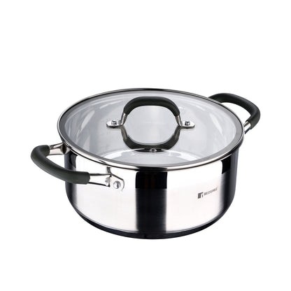 Olla Con Tapa Acero Inoxidable Midnigth 24 cm