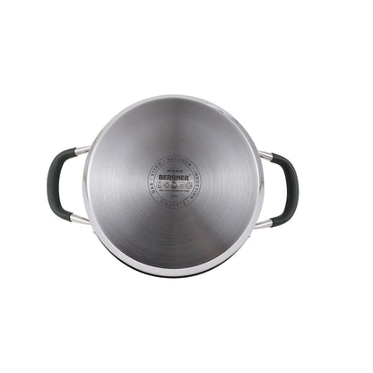 Olla Con Tapa Acero Inoxidable Midnigth 24 cm