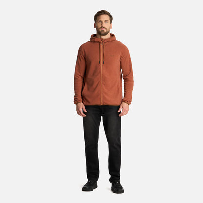Polar Hombre Stripes Nano-F Full Zip Hoody Camel