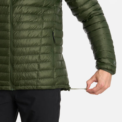 Chaqueta Hombre Peak Down Hoody Jacket Verde Militar