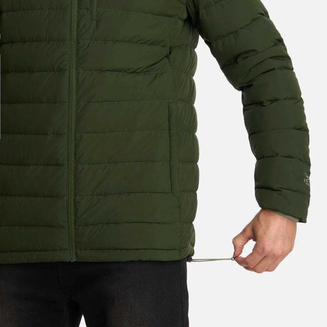 Chaqueta Hombre Aero Down Jacket Verde Militar