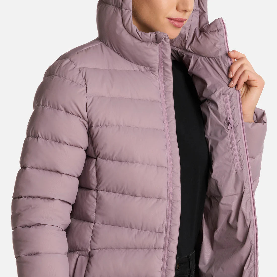 Chaqueta Mujer Warm Day Steam-pro Hoody Jacket Malva