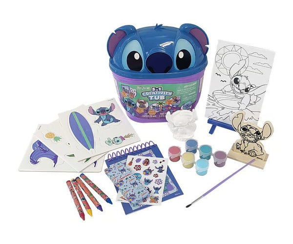 Set 5 En 1 Actividades Artisticas Stitch