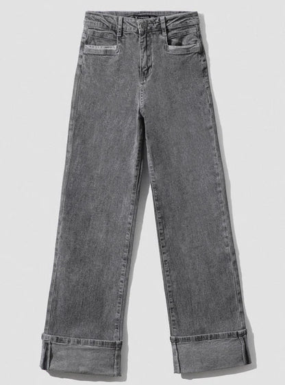 pantalón-mujer-algodón-wideleg-gris-tiro-alto-corazón-