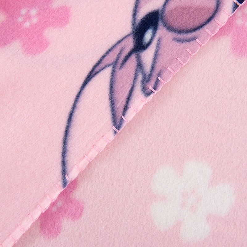 Manta Polar 115x130 Cm Stitch Angel Pink