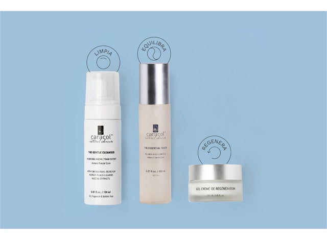 Pack Rostro Y Cuello Caracol Natural Skincare 50 Ml Control Total Ácne