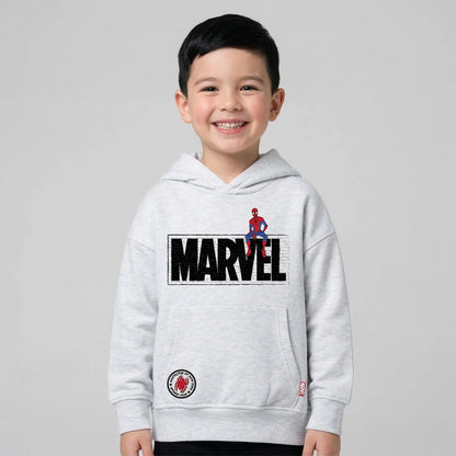 polerón-niño-cerrado-hoodie-spiderman-blanco-
