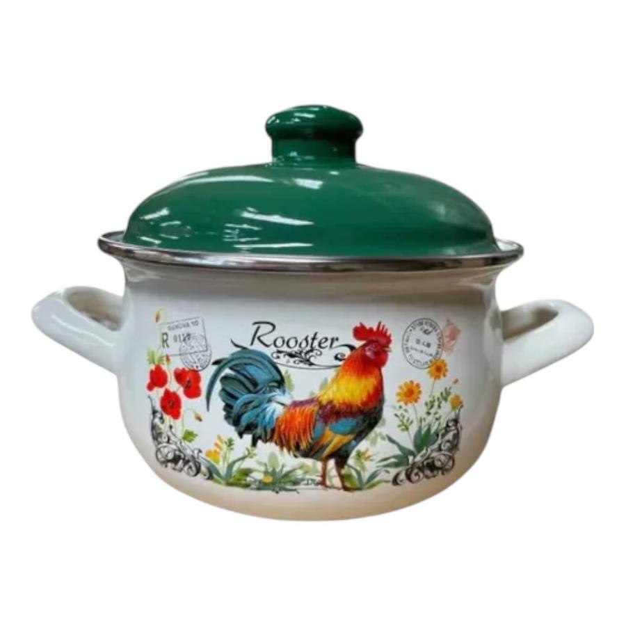Cacerola Vintage Enlozada 24 Cm