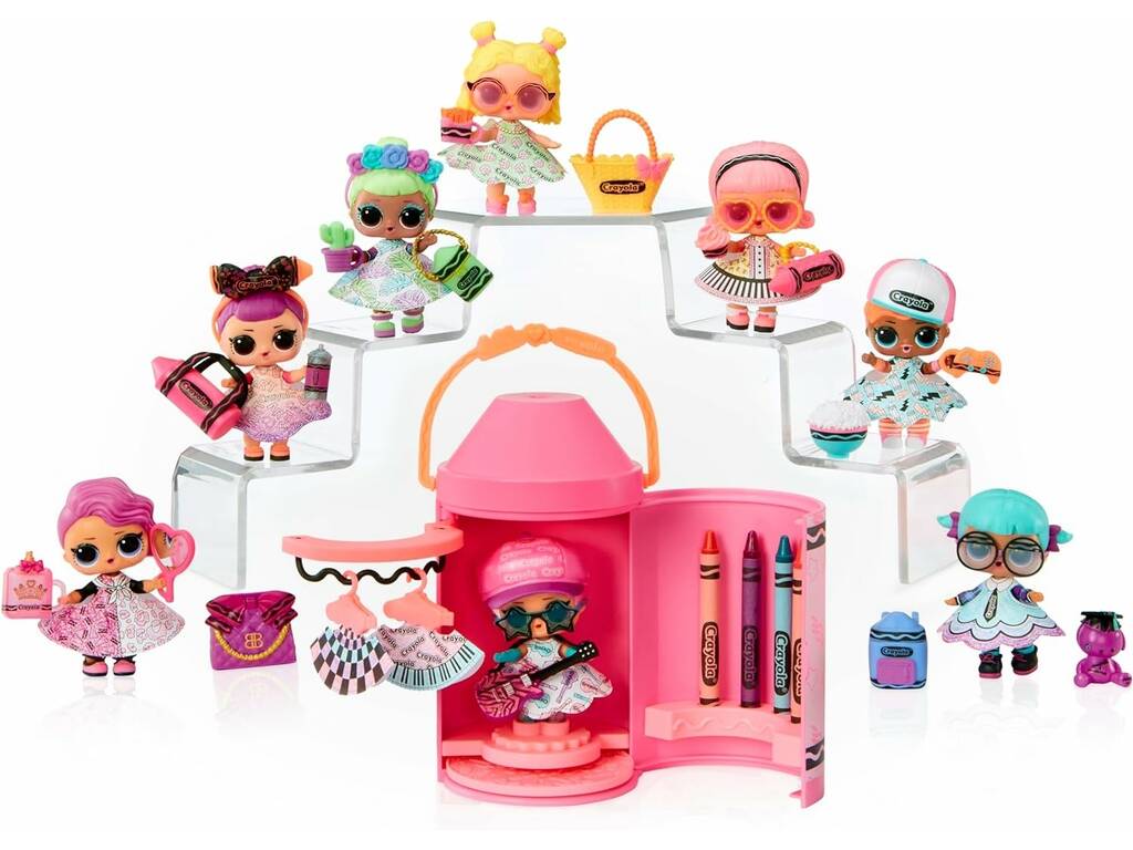 Muñeca Coleccionable LOL Surprise! Loves Crayola Color Me Studio