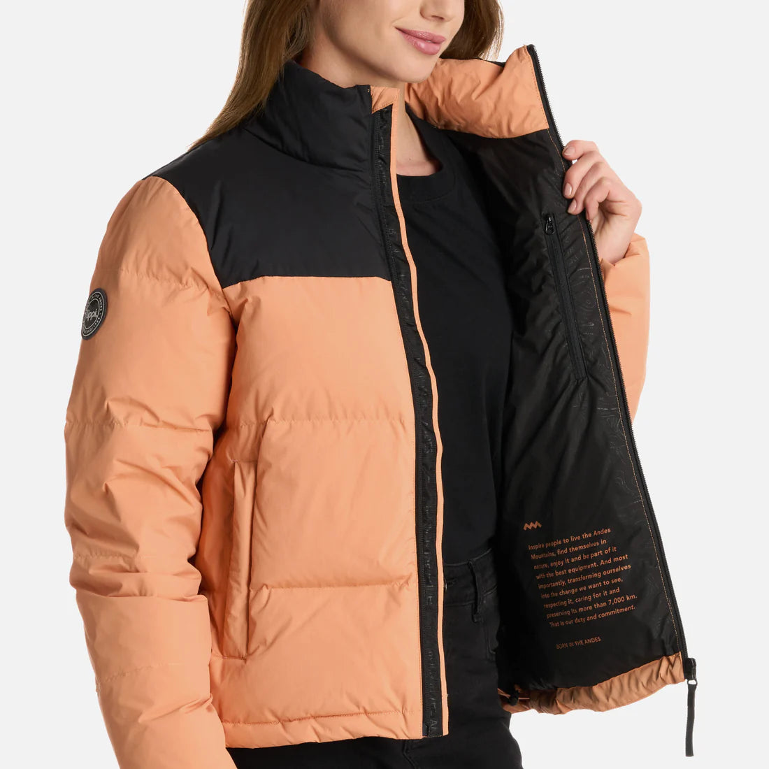 Chaqueta Mujer Urban Down Jacket Damasco