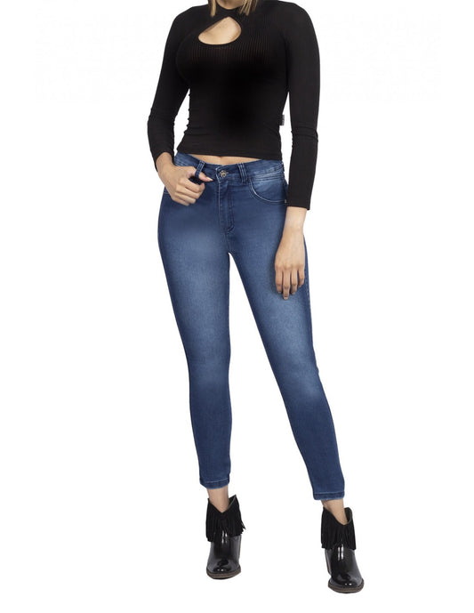 Jeans Mujer 3131 Otoño Invierno Azul