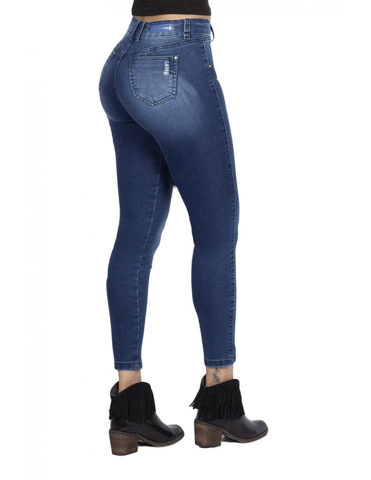 Jeans Mujer 3131 Otoño Invierno Azul