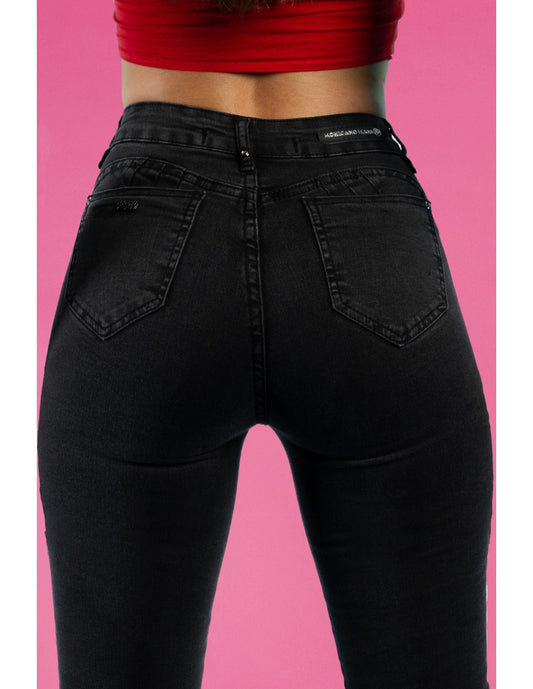Jeans Mujer 3301 Emily Negro