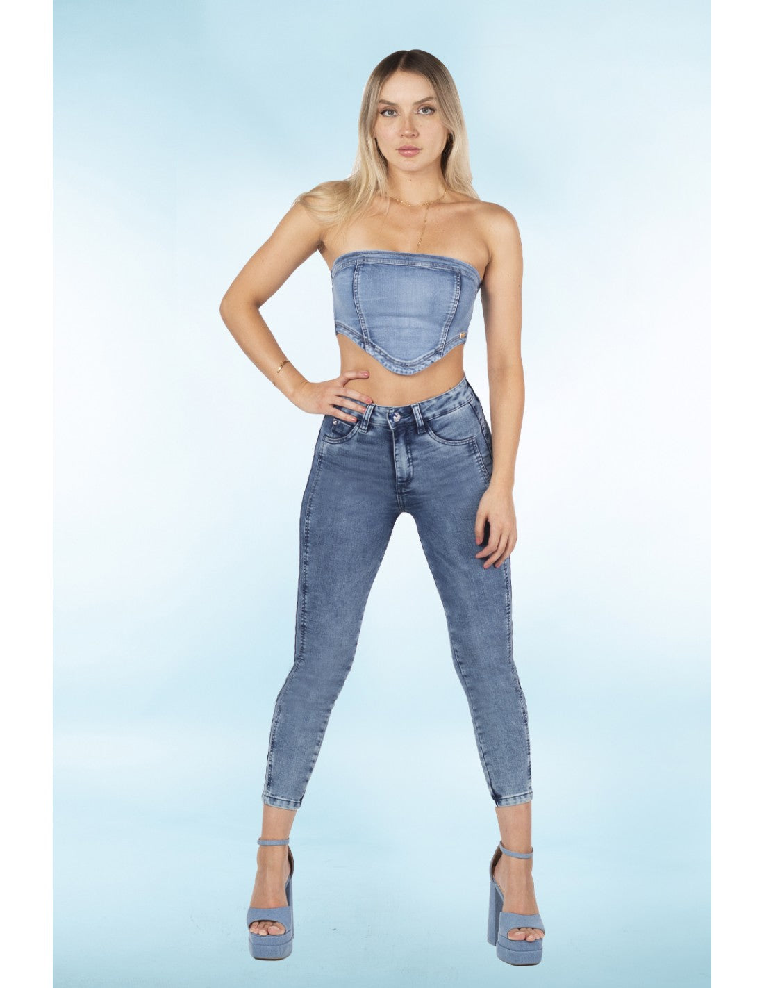 Jeans Mujer Alto Verano Simone 3442