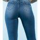 Jeans Mujer Azul Alto Verano Celine 3443