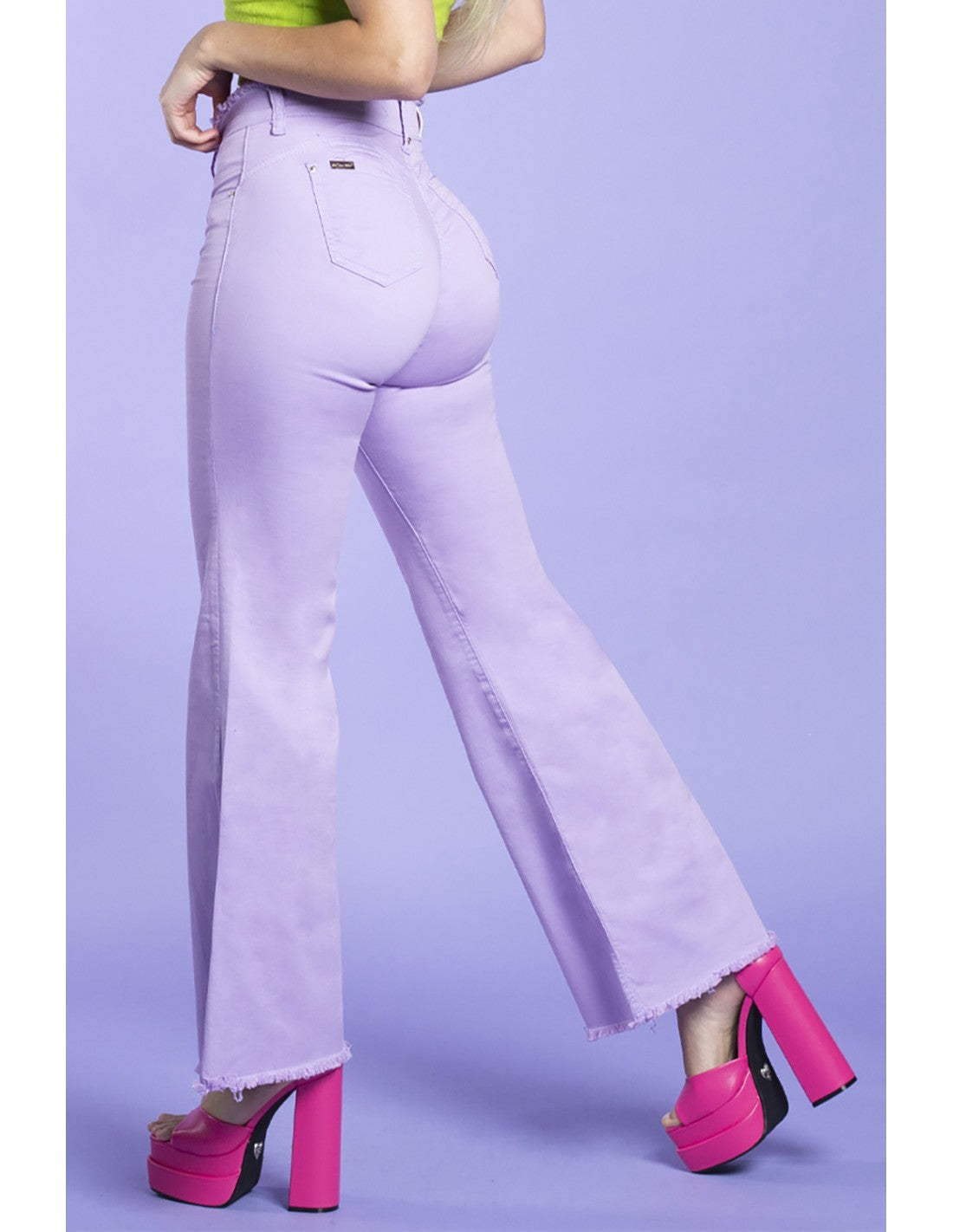 Jeans Mujer Palazzo 3321 Lila