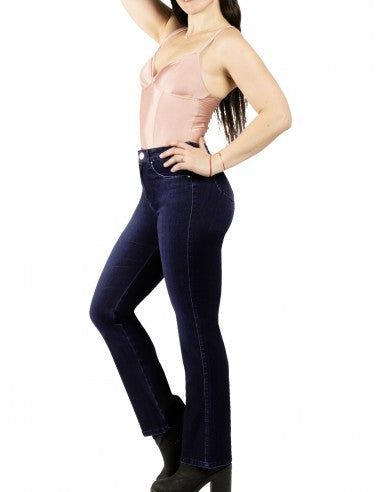 Jeans Mujer Recto 3258 Azul