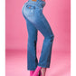 Jeans Mujer Recto 3326 Mackenzie Celeste