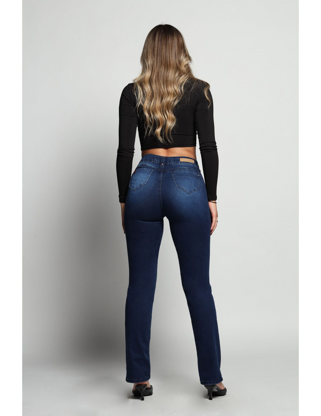 Jeans Mujer Recto 4202 Azul Oscuro
