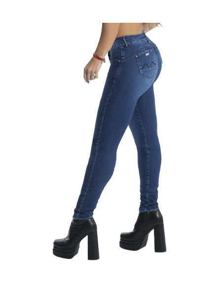Jeans Mujer Skinny 3212 Azul