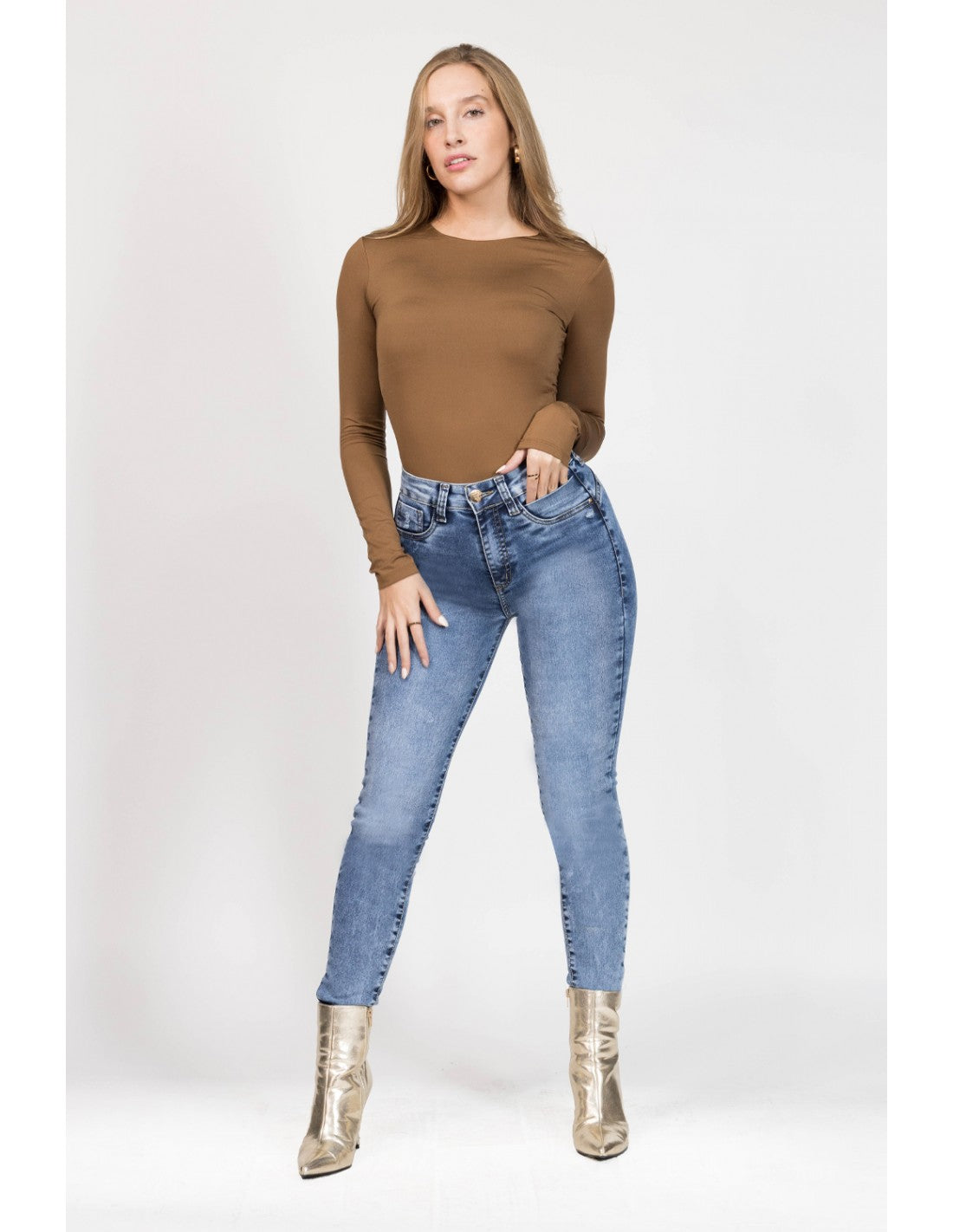 Jeans Mujer Skinny 3915 Azul