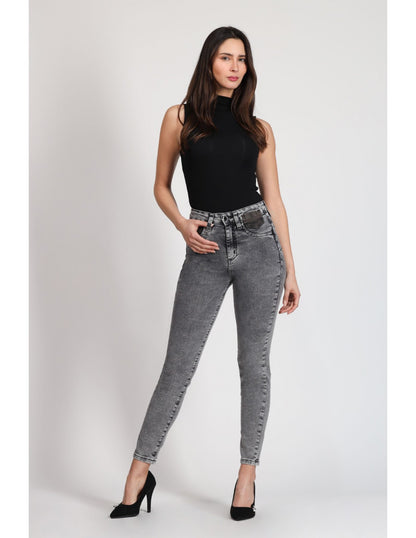 Jeans Mujer Skinny 3941 Gris
