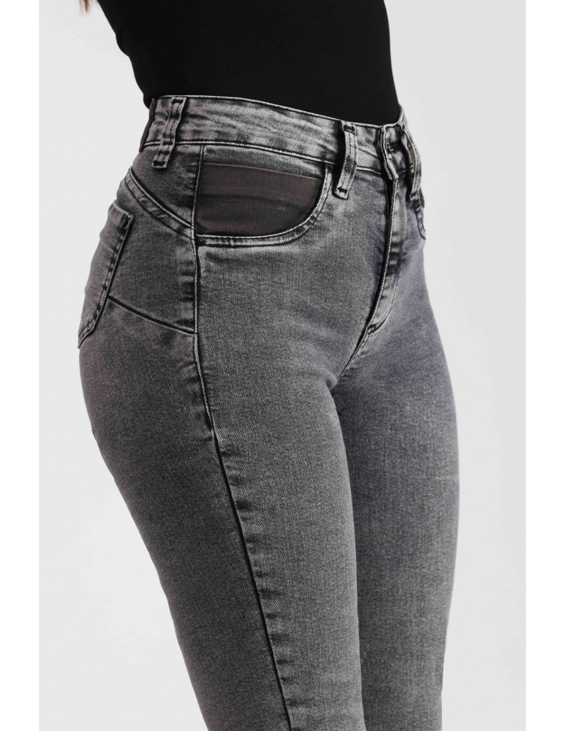 Jeans Mujer Skinny 3941 Gris