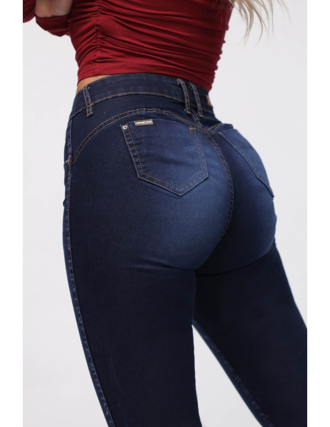 Jeans Mujer Tobillero 3919 Azul Clásico