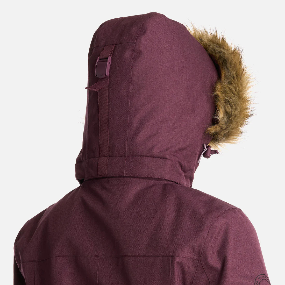 Chaqueta Mujer Roble B-Dry Hoody Jacket Melange Vino