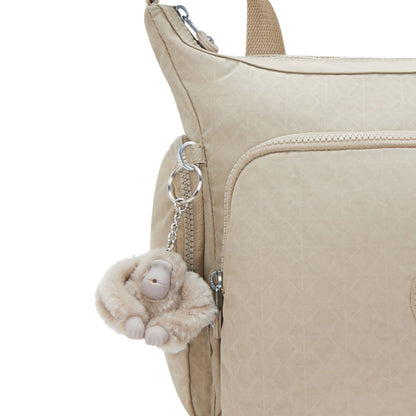 Cartera Gabb Sign Beige Emb