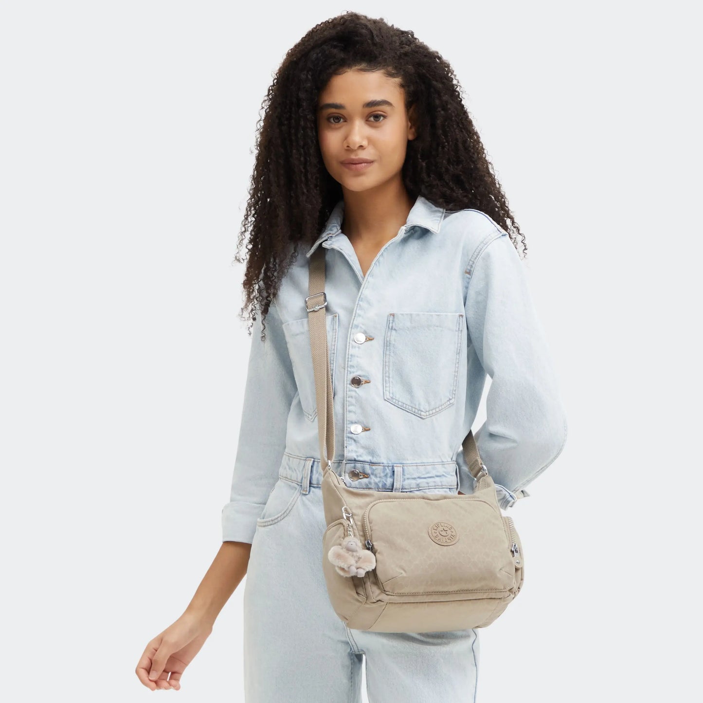 Cartera Gabb S Sign Beige Emb